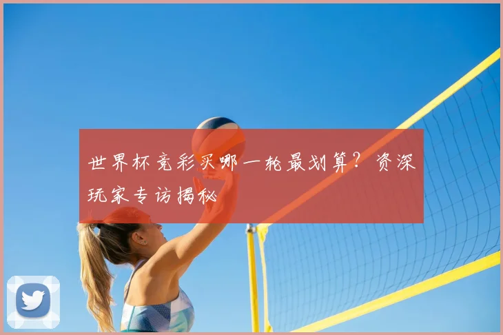 世界杯竞彩买哪一轮最划算？资深玩家专访揭秘
