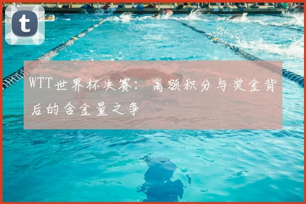 WTT世界杯决赛：高额积分与奖金背后的含金量之争