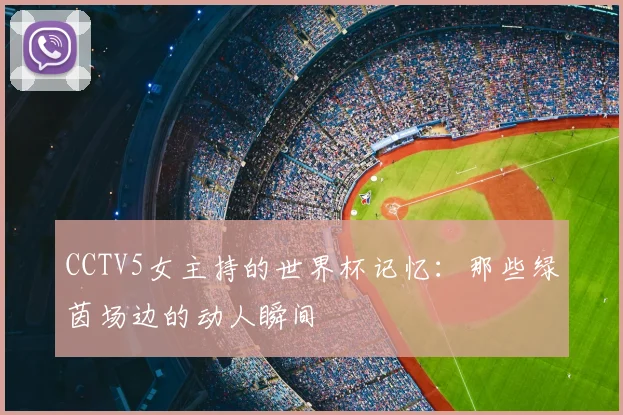 CCTV5女主持的世界杯记忆：那些绿茵场边的动人瞬间